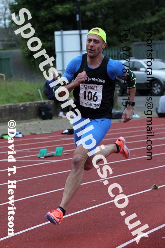 400 metres, 2021 North East Grand Prix No. 3, Monkton, Wednesday, june 2nd. Photo: David T. Hewitson/Sports for All Pics